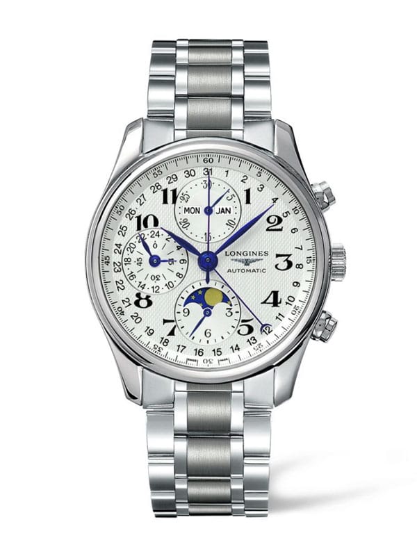 longines master mondphase chronograph 40mm