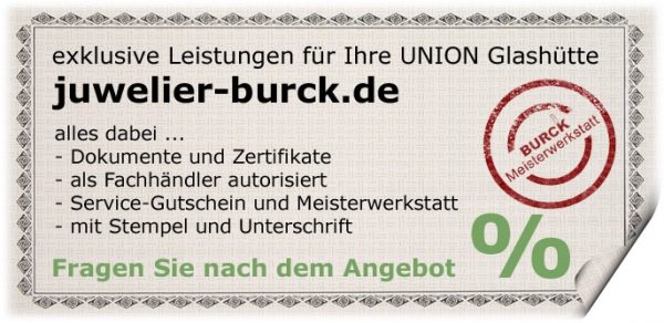 UNION Glashütte - Persönliches Angebot auf Anfrage