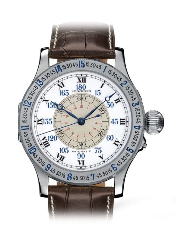 Longines The Lindbergh Hour Angle Watch L2.678.4.11.0 - Longines Heritage Collection