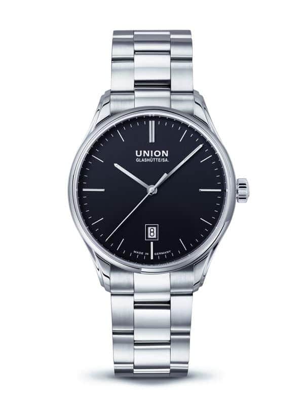 Union Glashütte Viro Datum 41mm D011.407.11.051.00 Herrenuhr