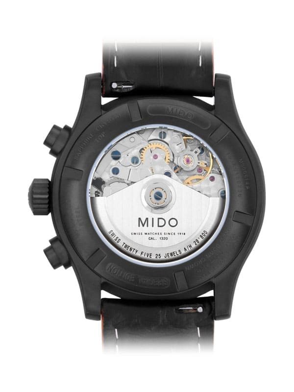 Mido Multifort Chronograph Black M005.614.36.051.22 Special Edition II Rückseite