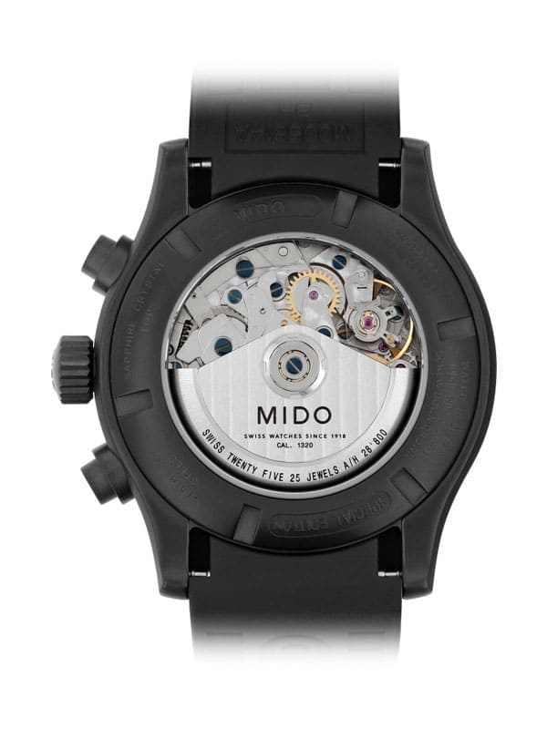 Mido Multifort Chronograph Black M005.614.37.051.01 Special Edition Rückseite