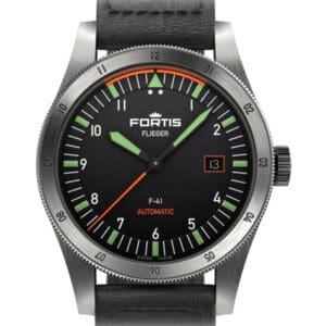 FORTIS Flieger F-41 Automatic mit Aviator Lederband F.422.0009