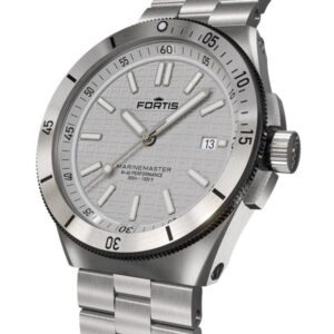 FORTIS Marinemaster M-40 Snow White auf Block Bracelet F.812.0010