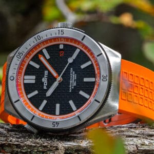 FORTIS Marinemaster M-44 Amber Orange auf Horizon Strap F.812.0013