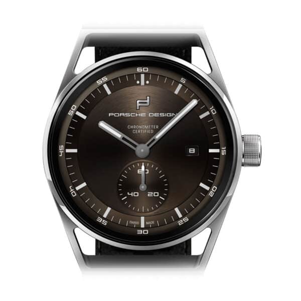 PORSCHE DESIGN Sport Chrono Subsecond 42 Titanium & Brown 4046901928018