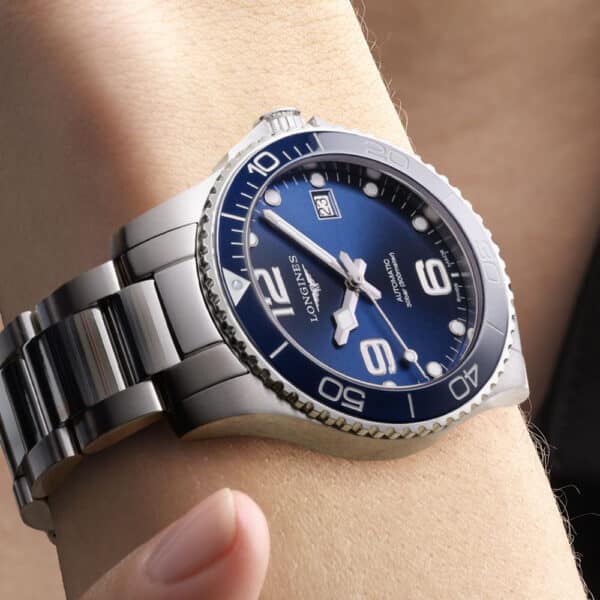 LONGINES HydroConquest Automatic L3.780.4.96.6 Keramik Blau