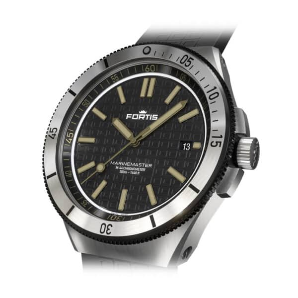 FORTIS Marinemaster M-44 Black Resin auf Horizon Strap F8120017