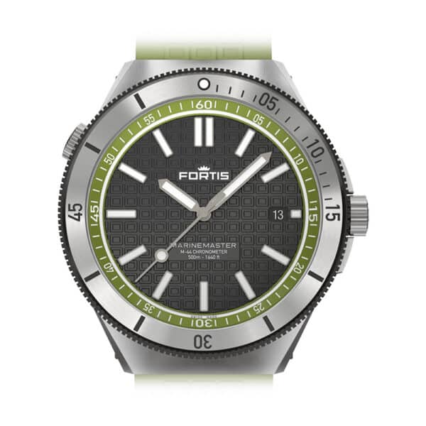 FORTIS Marinemaster M-44 Woodpecker Green auf Horizon Strap F8120019