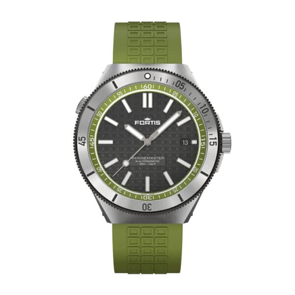 FORTIS Marinemaster M-44 Woodpecker Green auf Horizon Strap F8120019