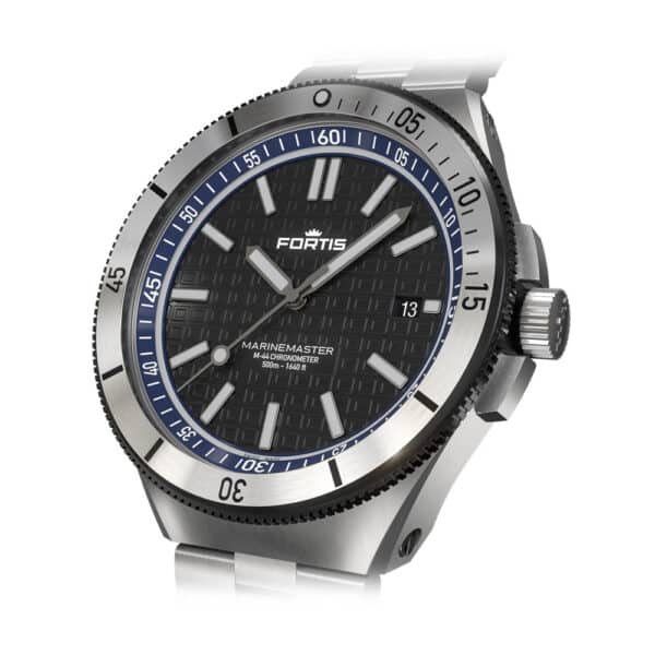 FORTIS Marinemaster M-44 Ocean Blue auf Block Bracelet F8120022