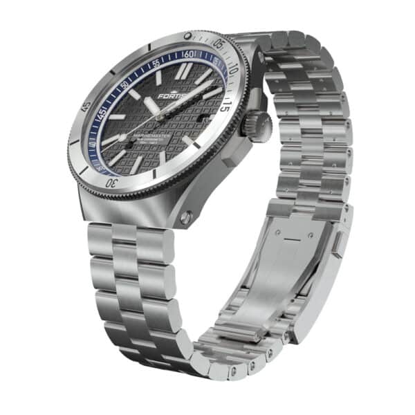 FORTIS Marinemaster M-44 Ocean Blue auf Block Bracelet F8120022