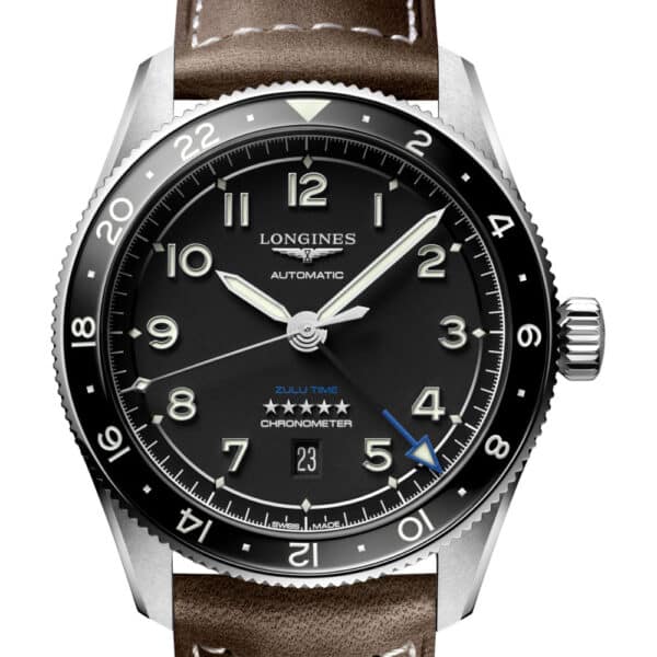 LONGINES Spirit Zulu Time L3.812.4.53.2 Chronometer GMT