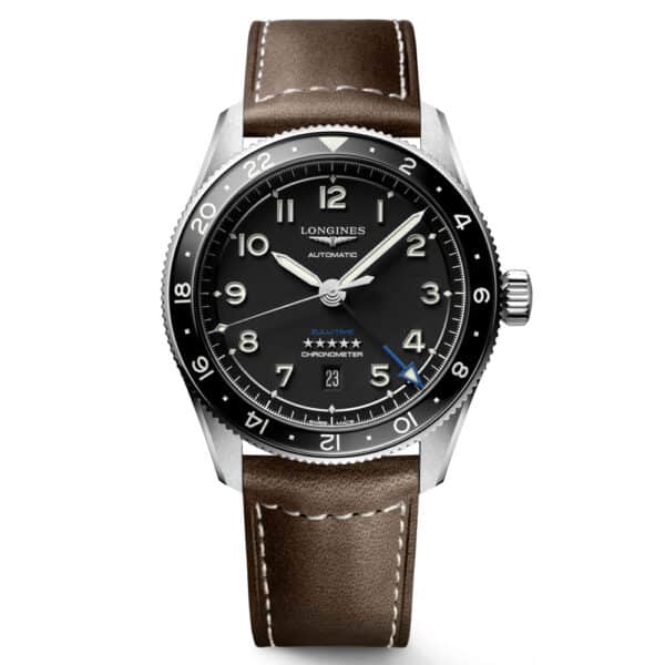 LONGINES Spirit Zulu Time L3.812.4.53.2 Chronometer GMT