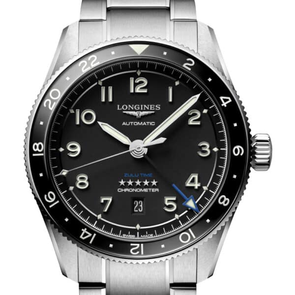 LONGINES Spirit Zulu Time L3.812.4.53.6 Chronometer GMT