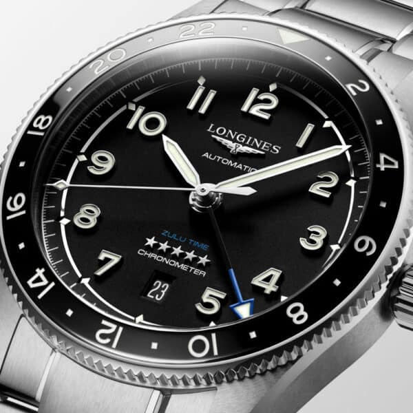 LONGINES Spirit Zulu Time L3.812.4.53.6 Chronometer GMT