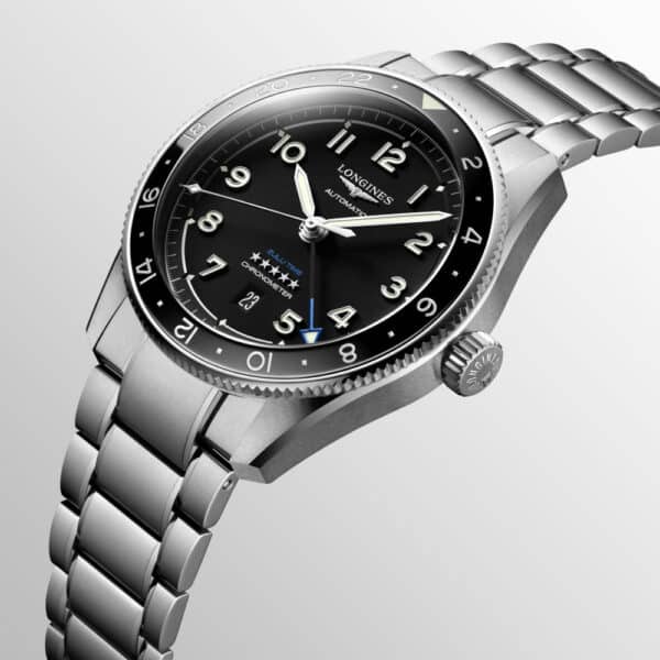 LONGINES Spirit Zulu Time L3.812.4.53.6 Chronometer GMT