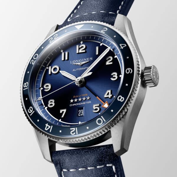 LONGINES Spirit Zulu Time L3.812.4.93.2 Chronometer GMT