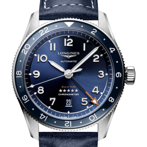 LONGINES Spirit Zulu Time L3.812.4.93.2 Chronometer GMT