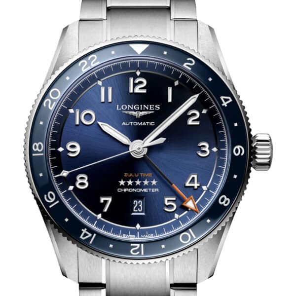 LONGINES Spirit Zulu Time L3.812.4.93.6 Chronometer GMT