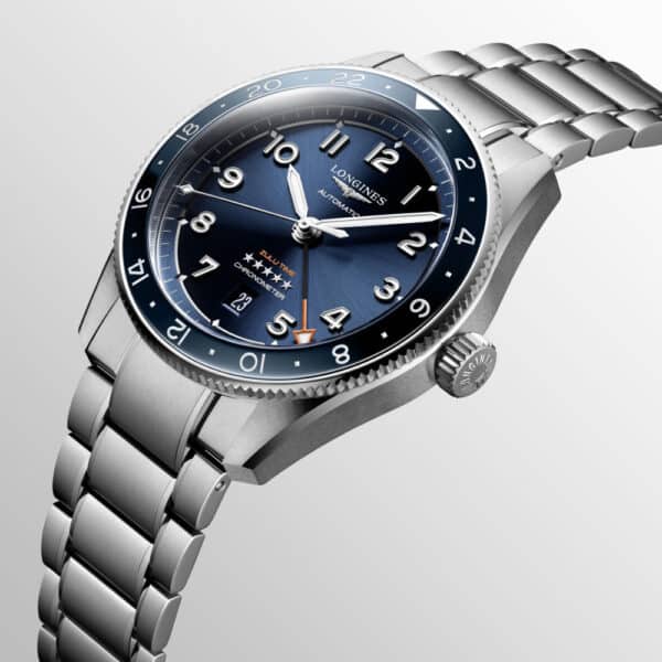 LONGINES Spirit Zulu Time L3.812.4.93.6 Chronometer GMT